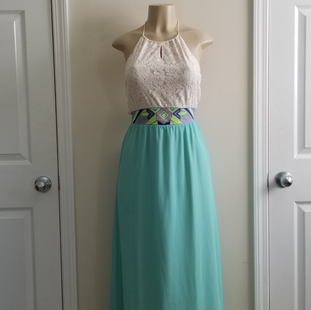 Teal Maxi Dress